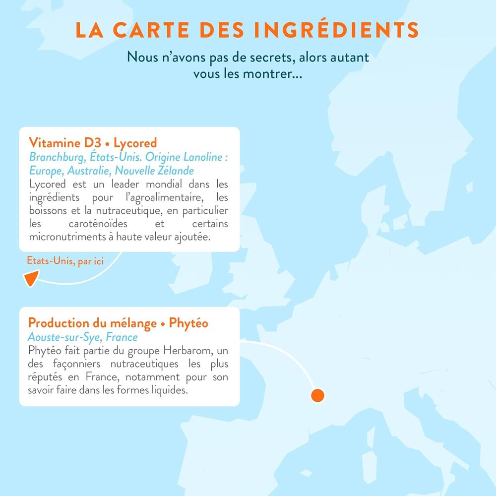 Nutri&Co Vitamine D3 issue de la lanoline - 15 ml