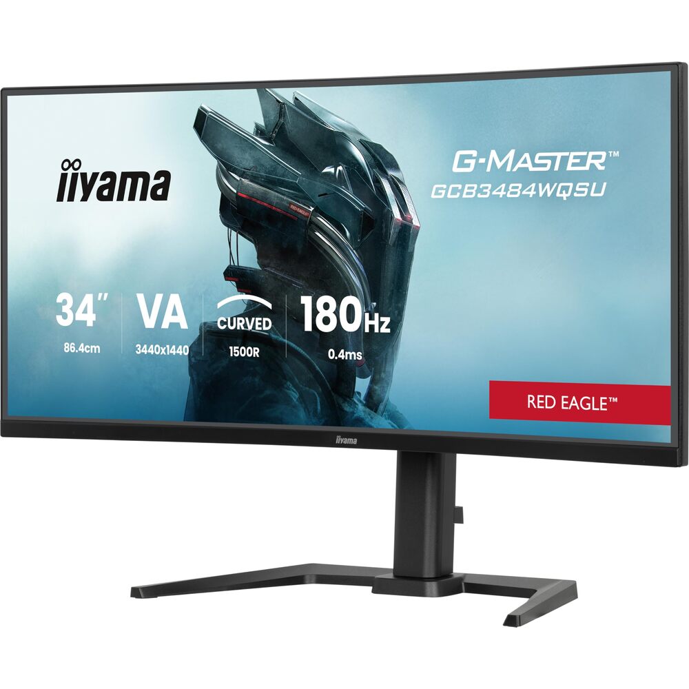 iiyama G-MASTER GCB3484WQSU-B1 moniteur d'ordinateur 86,4 cm (34") 3440 x 1440 pixels UltraWide Quad HD LED - Noir