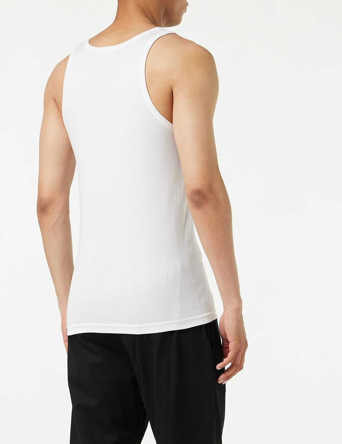 EMINENCE Débardeur homme Pur Coton Premium Lot de 4, Blanc-Blanc-Blanc-Blanc