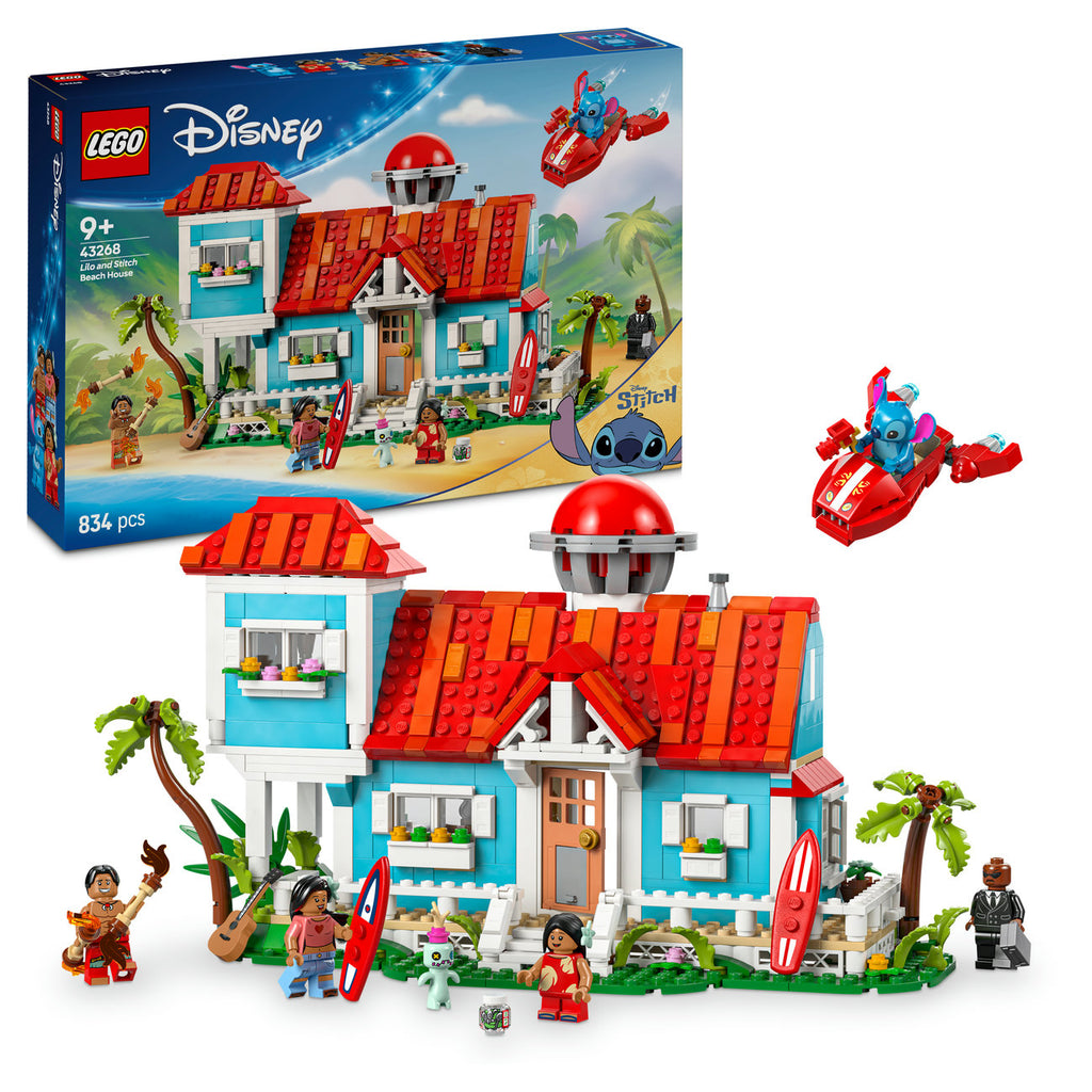 LEGO Disney Classic 43268 Lilo et Stitch Maison de la plage Pack de 834