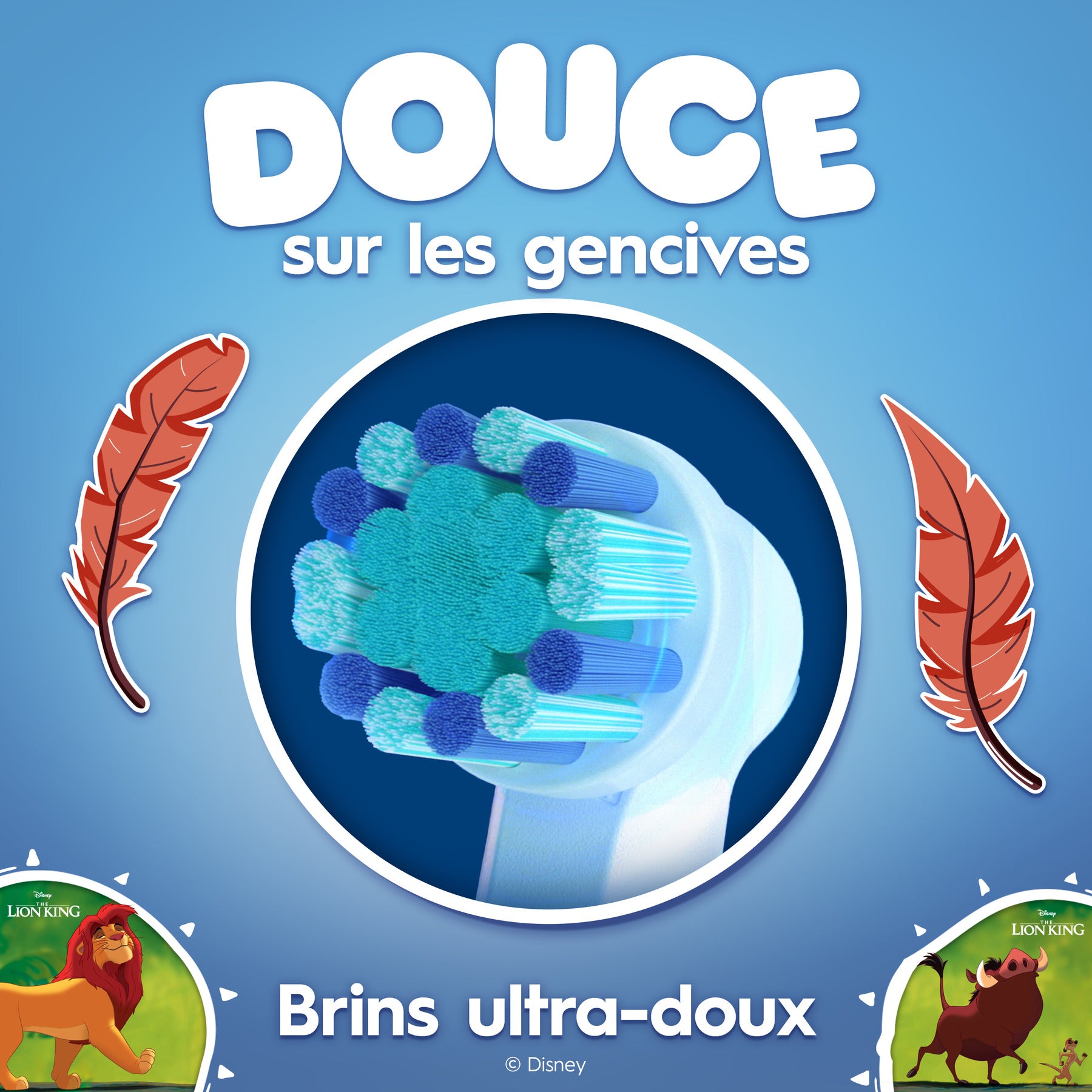 Oral-B Brossettes Le Roi Lion x4