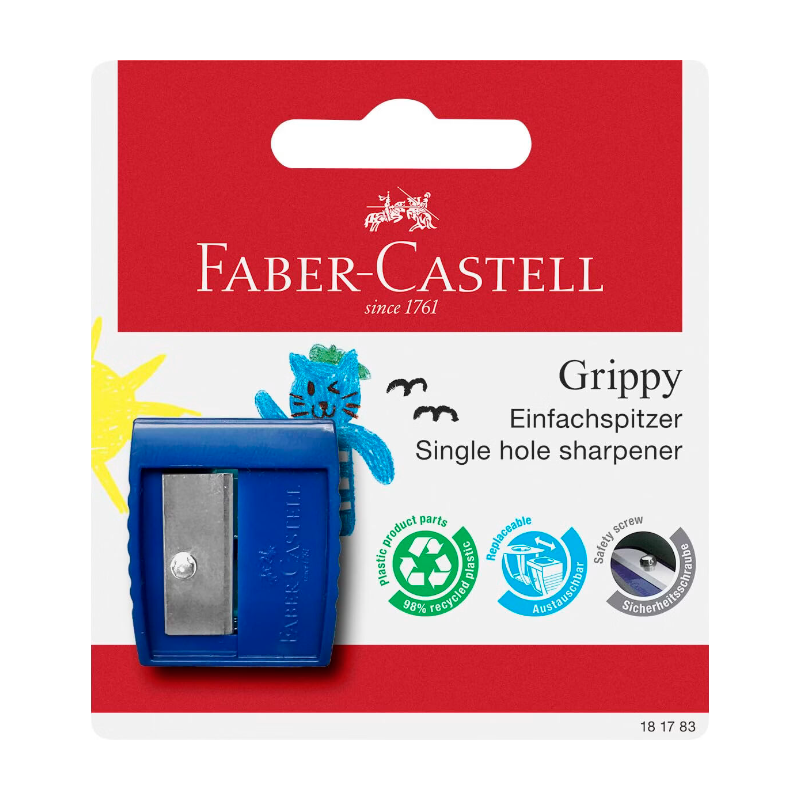 Faber-Castell Taille-crayon individuel pour crayons Grippy
