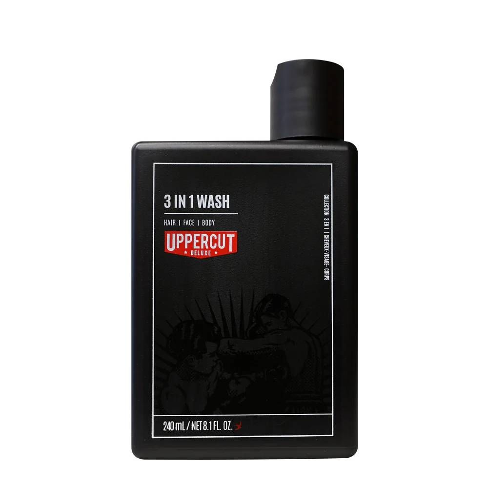 Uppercut Deluxe 3-en-1 Shampooing et Gel Douche Corps 240 ml