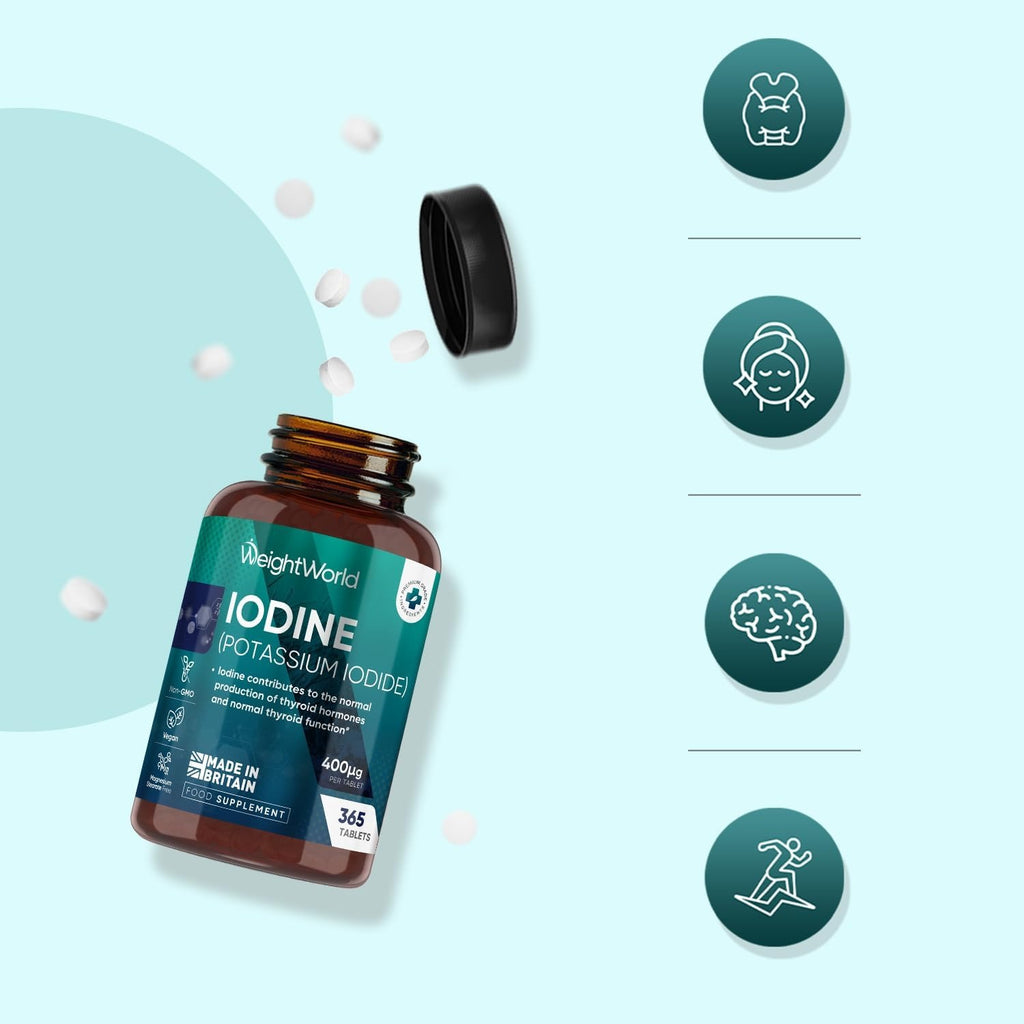 WeightWorld Iode 400 µg 365 comprimés