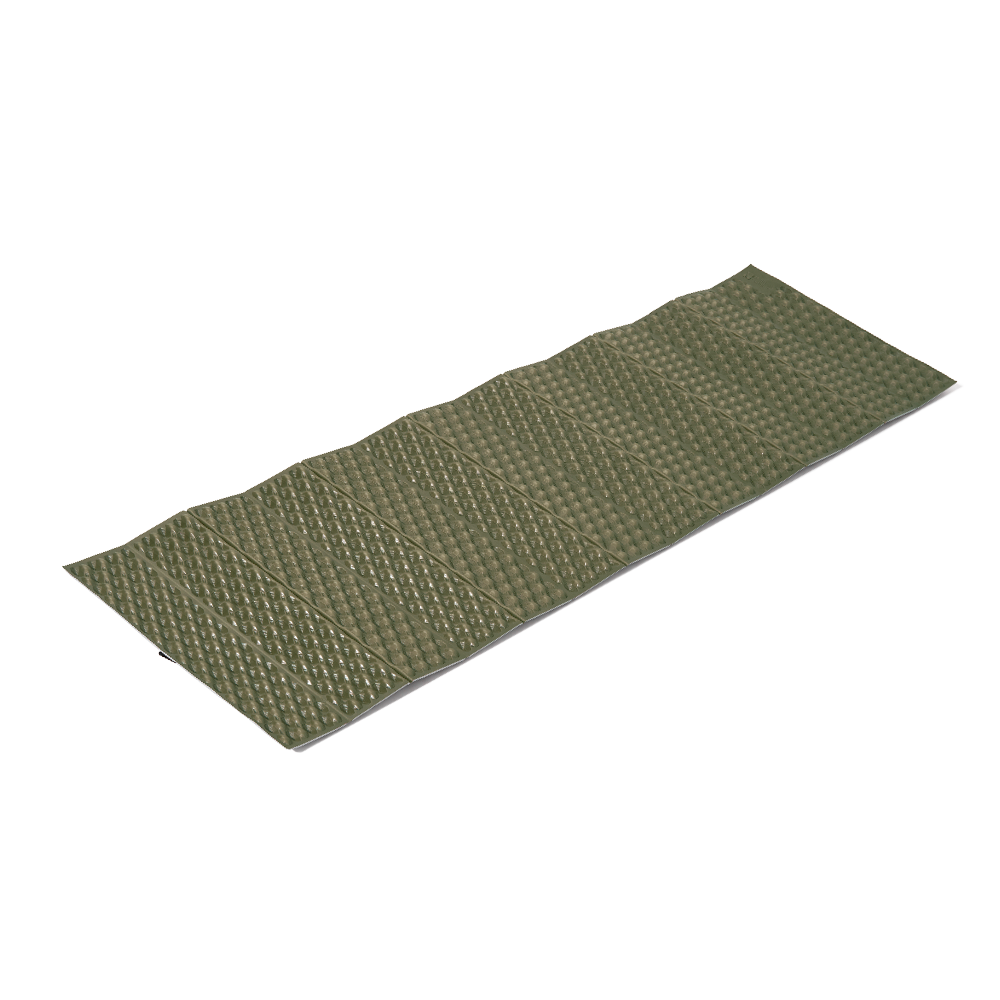 Mobi Garden, matelas de camping pliant pour 1 personne, coussin de sol en mousse à alvéoles, isolant et épaissi, vert, léger et portable, réversible, résistant à l'usure et aux perforations