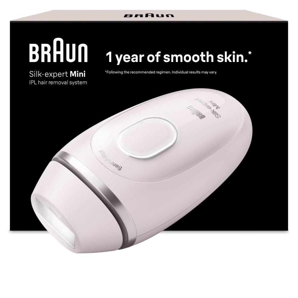Braun Silk-expert Mini PL1100 - Épilateur à Lumière Pulsée (IPL) Compact - Réduction Durable des Poils - Visage et Corps