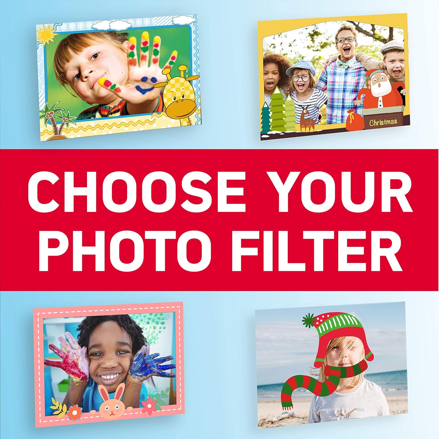 AgfaPhoto Realikids Cam 2 Appareil photo numérique étanche pour enfant - Bleu