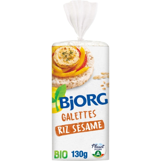BJORG galette riz sésame bio 130g