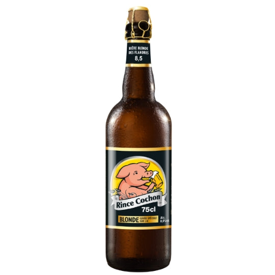 RINCE COCHON Bière Blonde Cuvée Spéciale sur Lie 8.5% 75cl