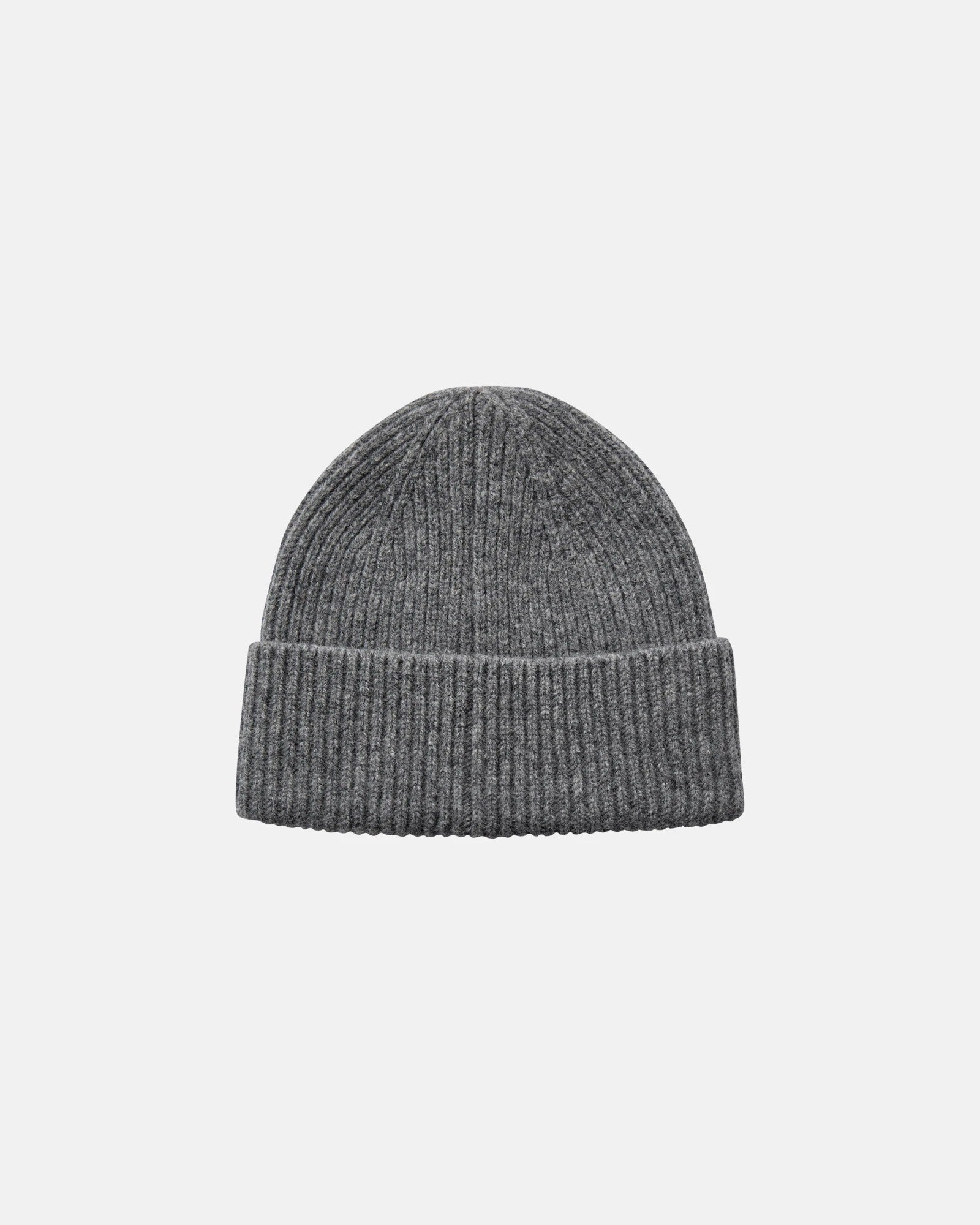Resteröds Bonnet d'hiver en laine isolante, ajustement classique, gris clair chiné