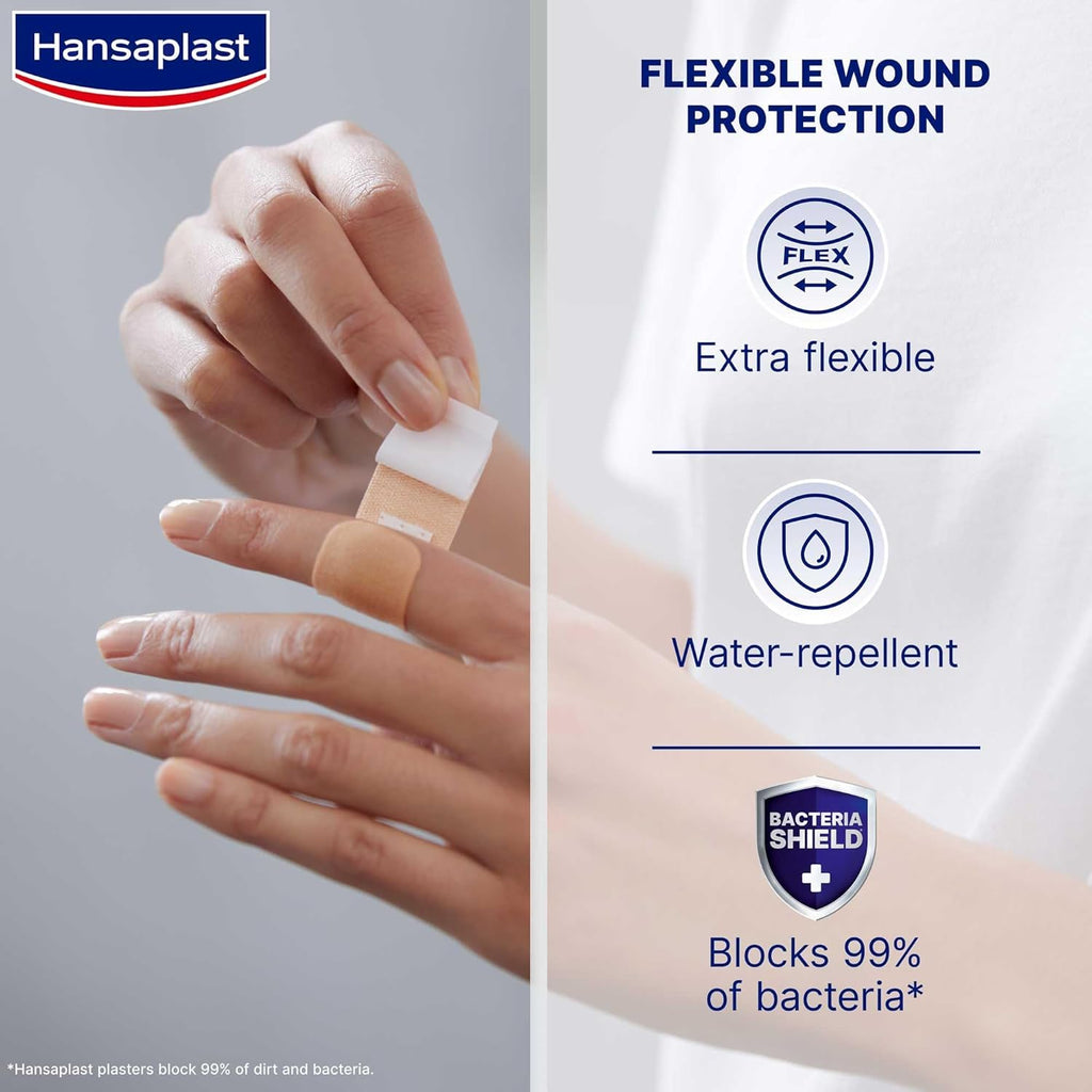 HANSAPLAST Elastic - Pansements souples XL - 10 pièces