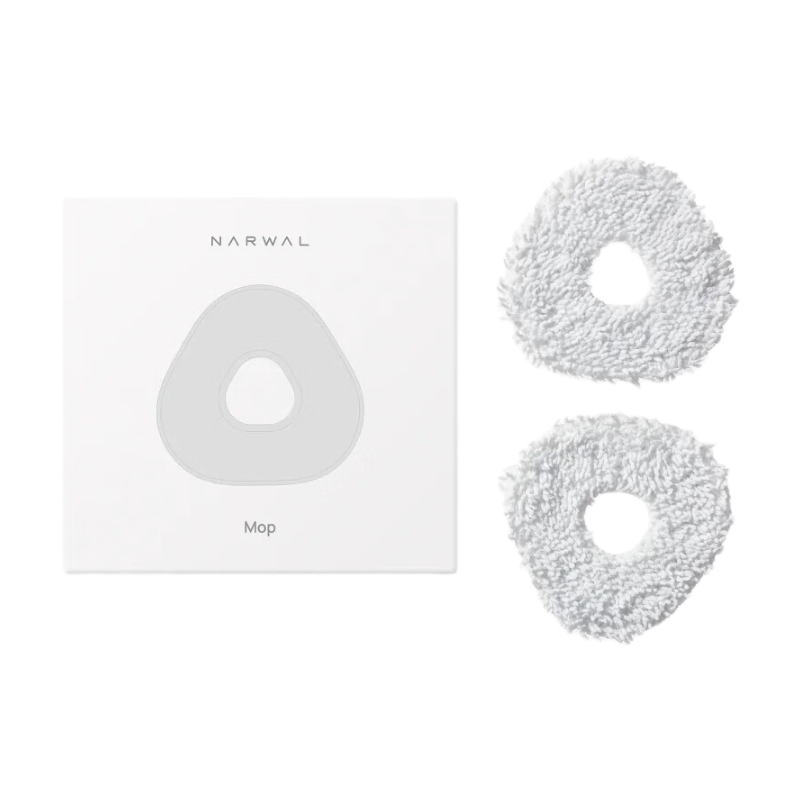 Narwal Tampons de serpillière Freo Z Ultra et Freo X Ultra – 15 × 15 × 2,7 cm – Lot de 2 – Couverture 700 mm²