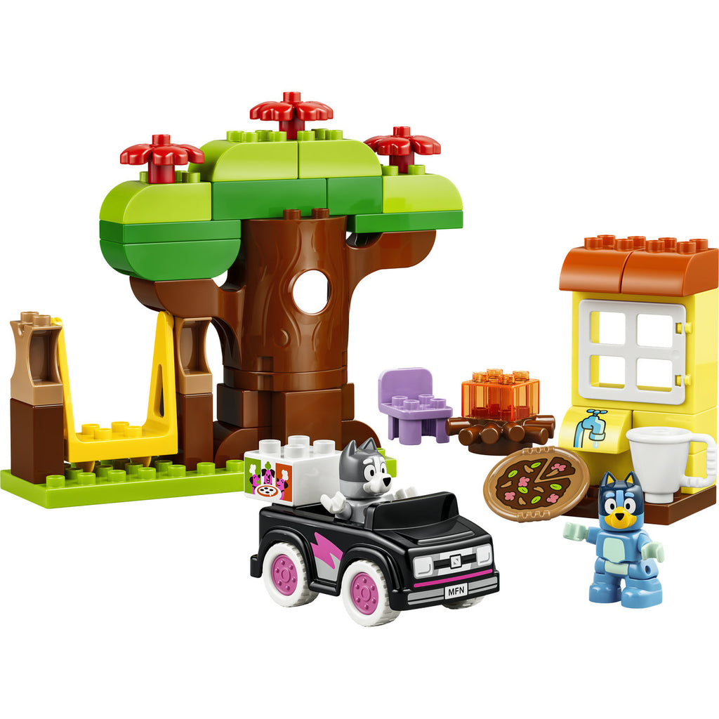 LEGO DUPLO Bluey Livraison de Pizza avec Muffin et Bluey Set de Construction 10469