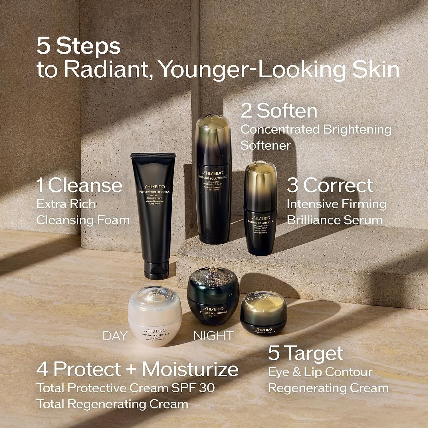 Shiseido Future Solution LX Lotion adoucissante concentrée - 170 ml