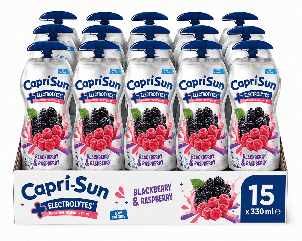 CAPRISUN + Electrolyte Mûre-Framboise Pack 15x 33cl