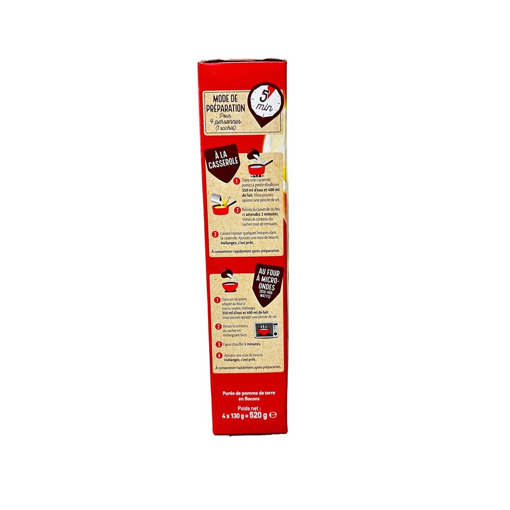 MOUSLINE puree nature 4x130g
