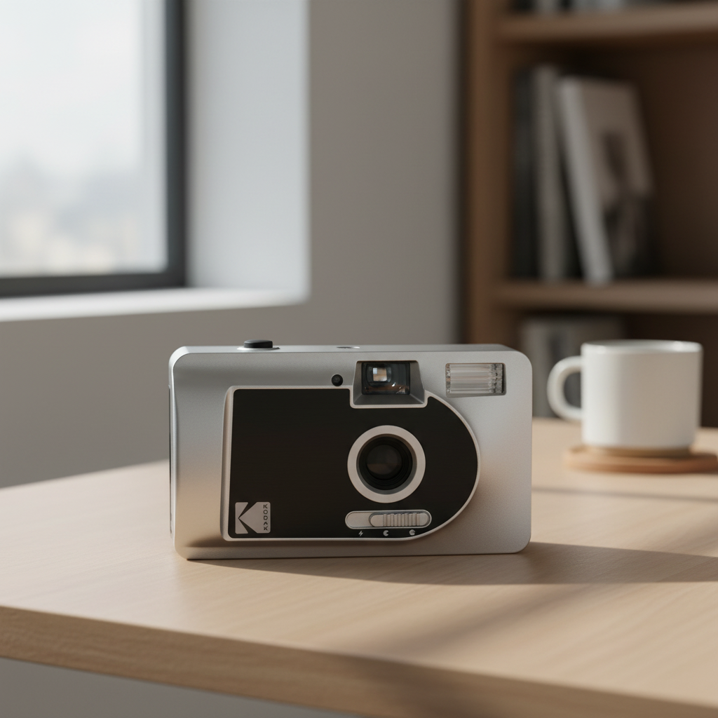 Kodak S88 Appareil photo argentique motorisé - noir et argent