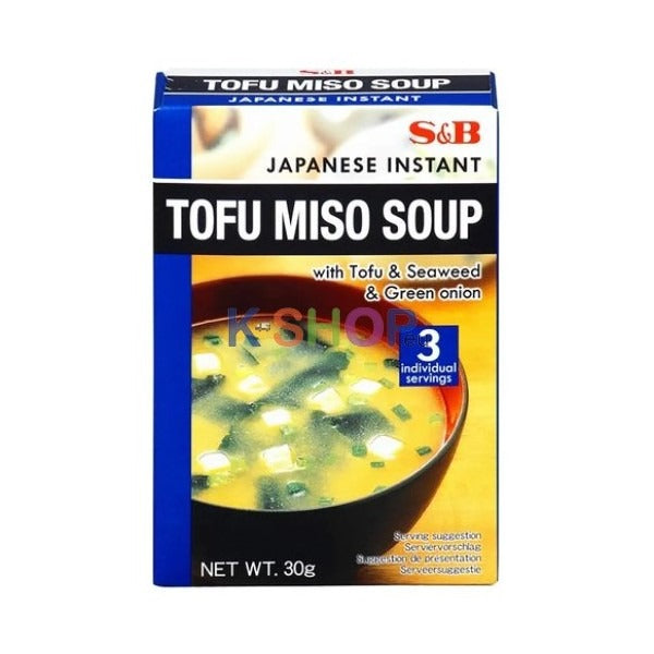 S&B Mélange pour soupe instantanée Miso Tofu 30 g