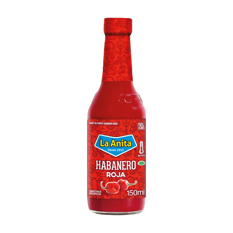 LA ANITA Sauce mexicaine au piment habanero rouge 150 ml
