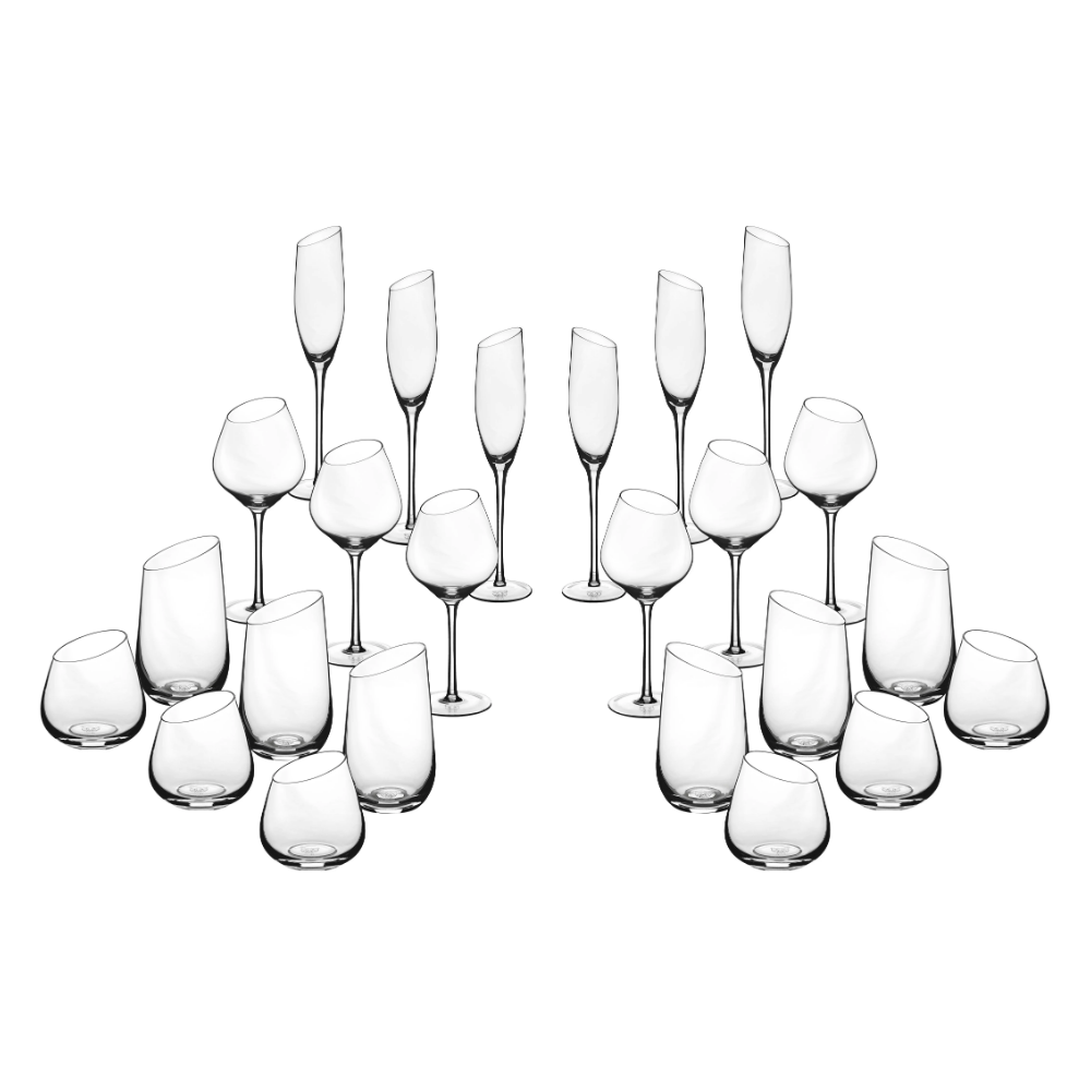BJÖRN Ensemble complet de verres SVÄVA - 24 pièces