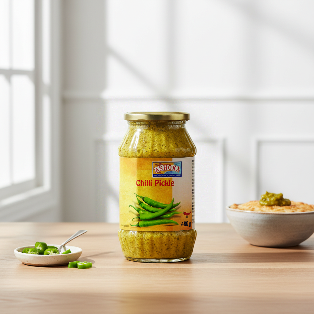 ASHOKA Pickle au piment 480 g