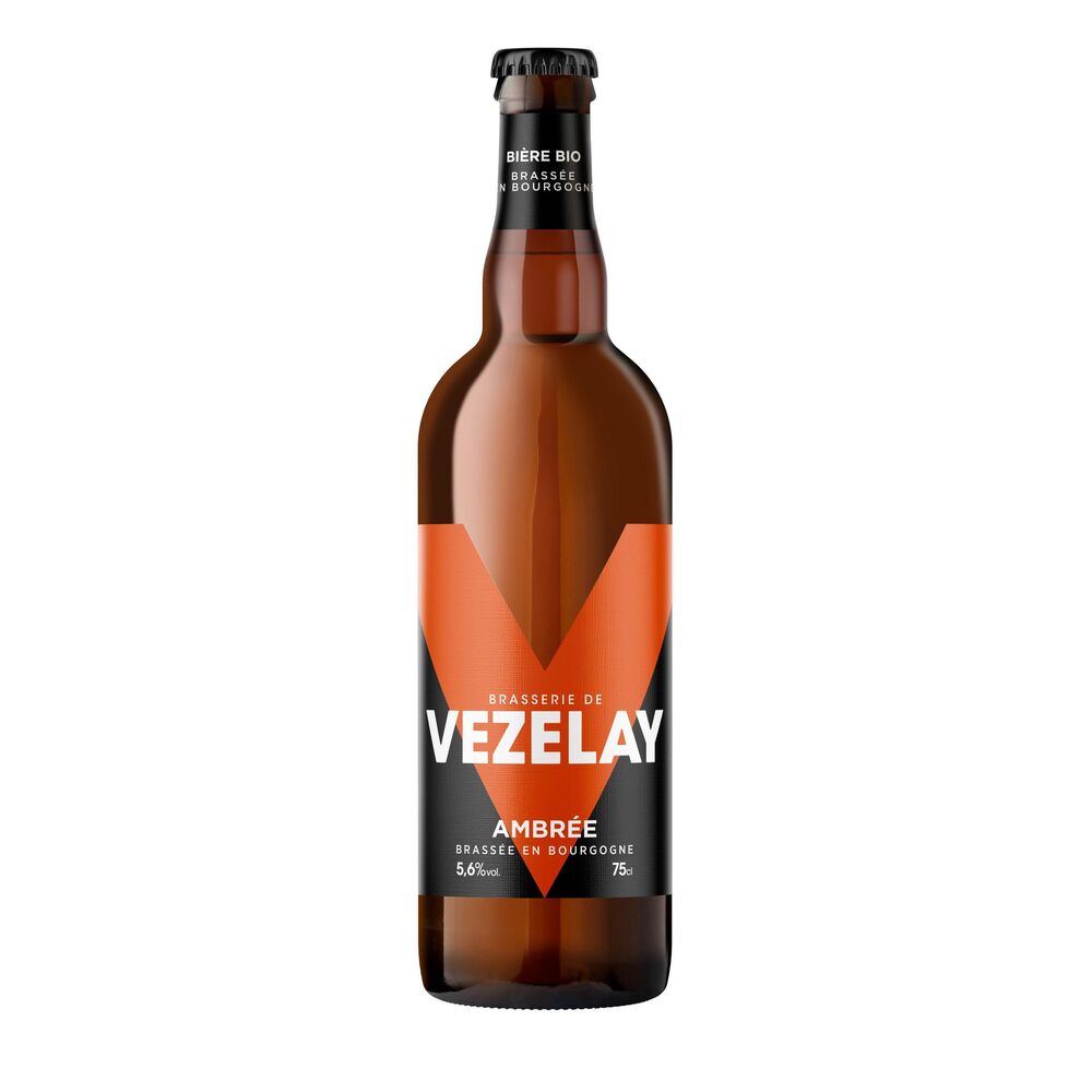 Vezelay Bière ambrée biologique 75 cl