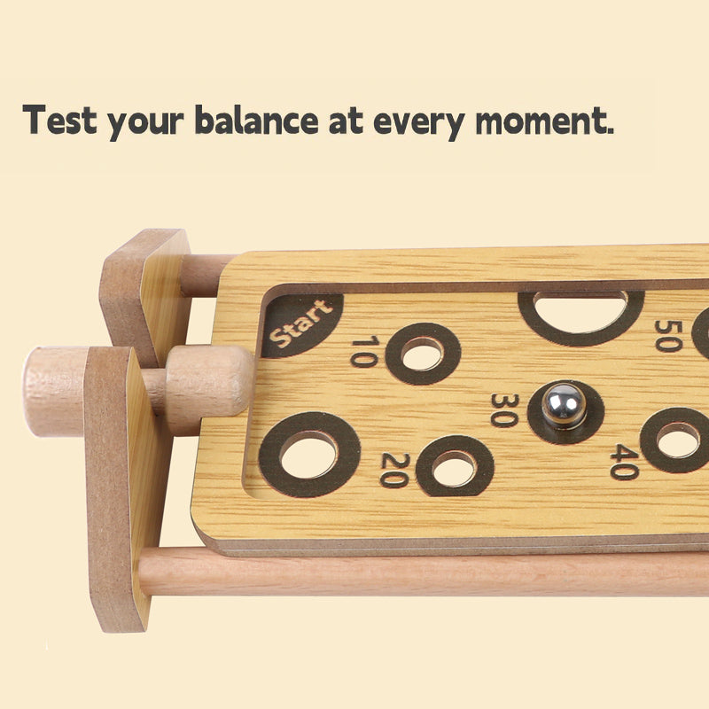 MIMI Cadeau de jeu de balle d'équilibre sur table en bois pour enfants et adultes