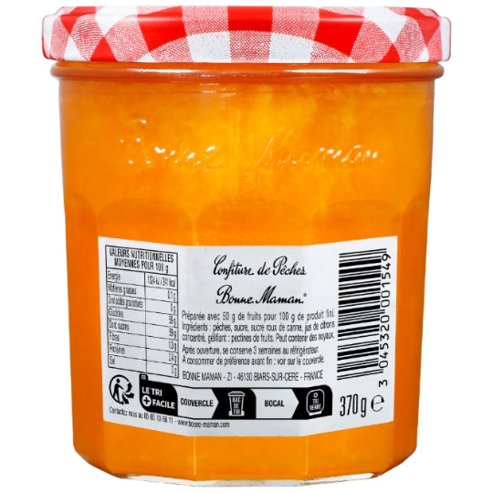 BONNE MAMAN Confiture Extra de Pêches 370g