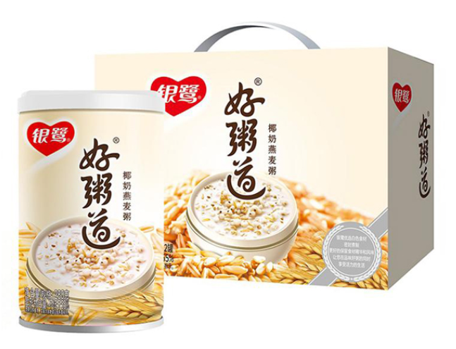 YIN LU HAO ZHOU DAO Porridge d’avoine au lait de coco - 12 x 280 g