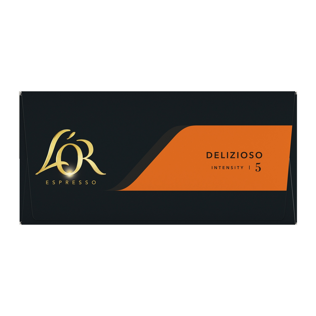 L'OR Café Capsules Delizioso Intensité 5 Compatibles Nespresso® la boîte de 50 capsules