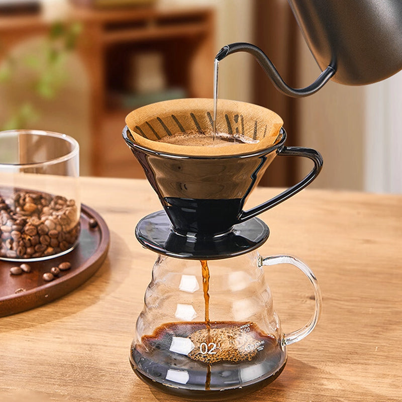 Maxcook Filtres à café #4 jetables non blanchis en papier naturel 16,5 cm - 100 pièces