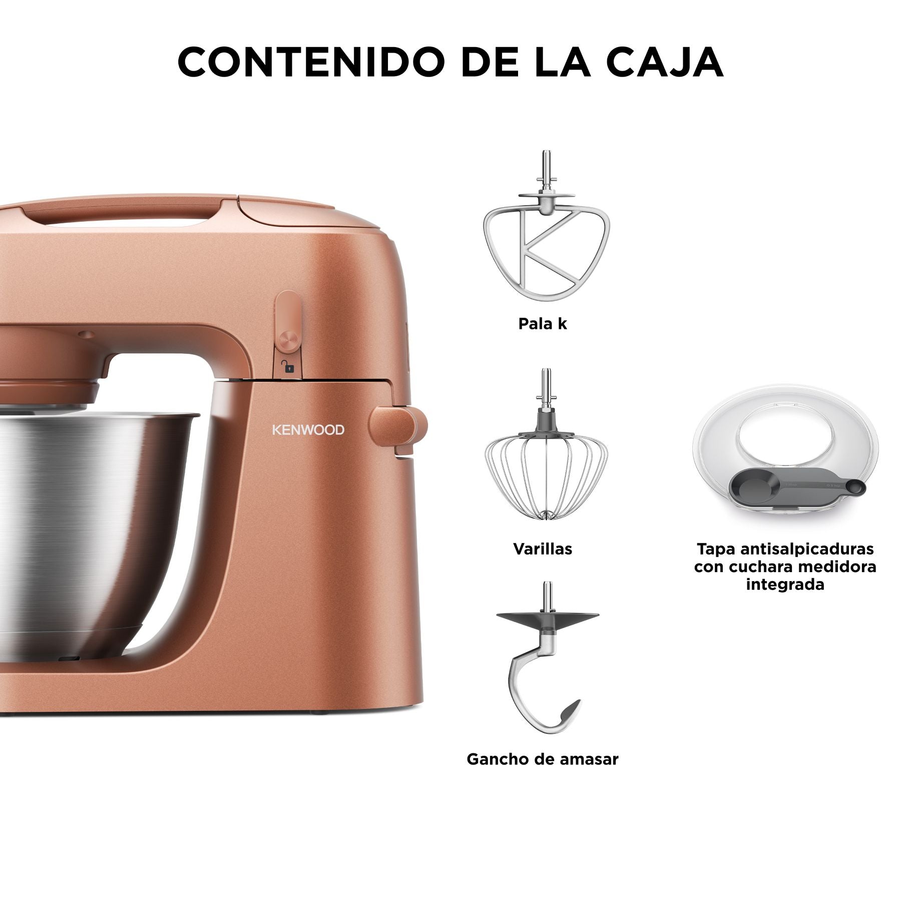 KENWOOD Go Collection, Robot pâtissier, KZM35.000RD, Rouge argile