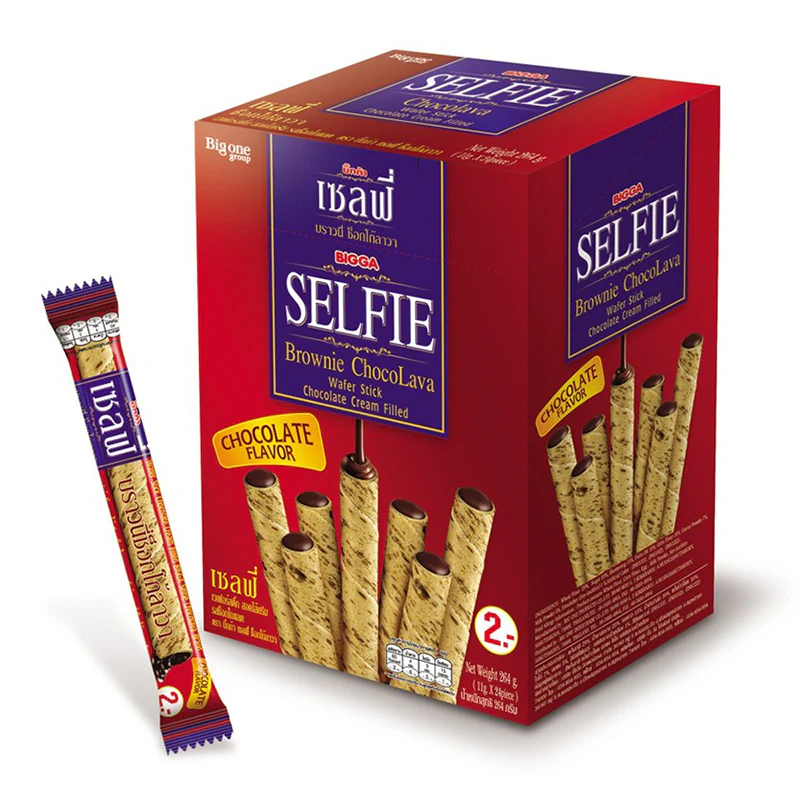 BIGGA Selfie bâtonnets goût brownie 216 g