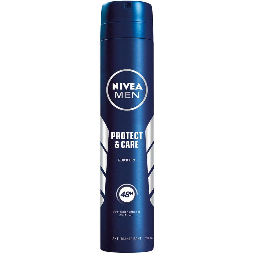 NIVEA MEN Déodorant Aisselles Protect & Care Protection 72h Spray 200 ml