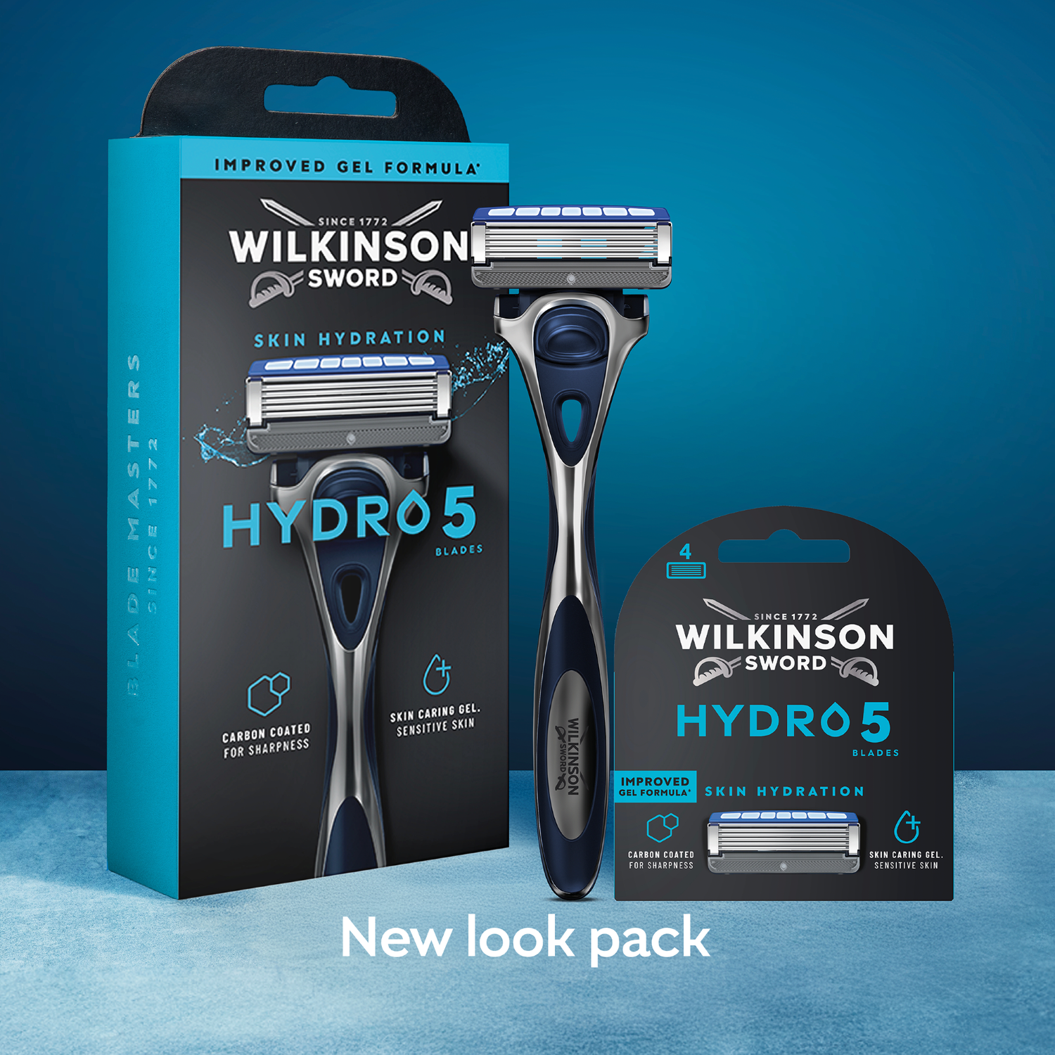 Wilkinson Sword Hydro 5 - Rasoir pour Homme - 1 Manche + 1 Recharge