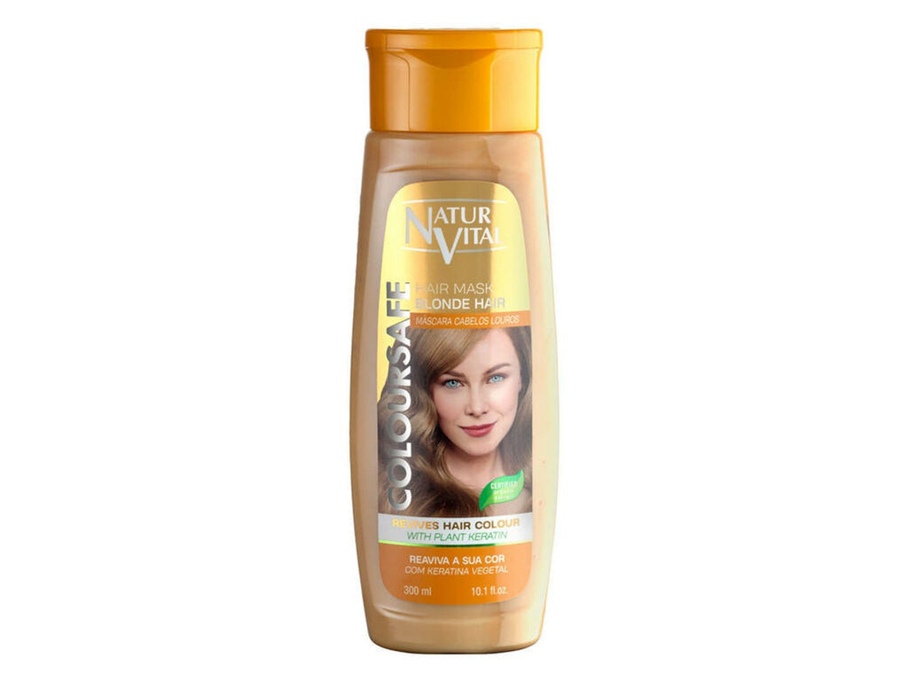 NaturVital Masque Capillaire Teinté Blond Protecteur de Couleur 300 ml