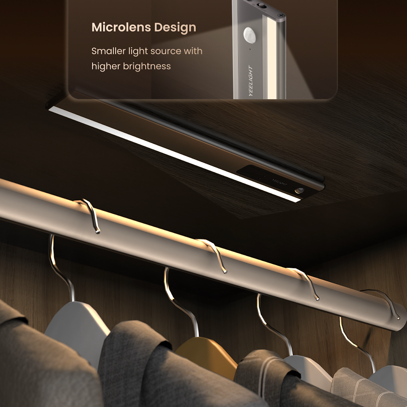 Yeelight A30 Lot de 2 éclairages d'armoire ultra-fins à synchronisation intelligente