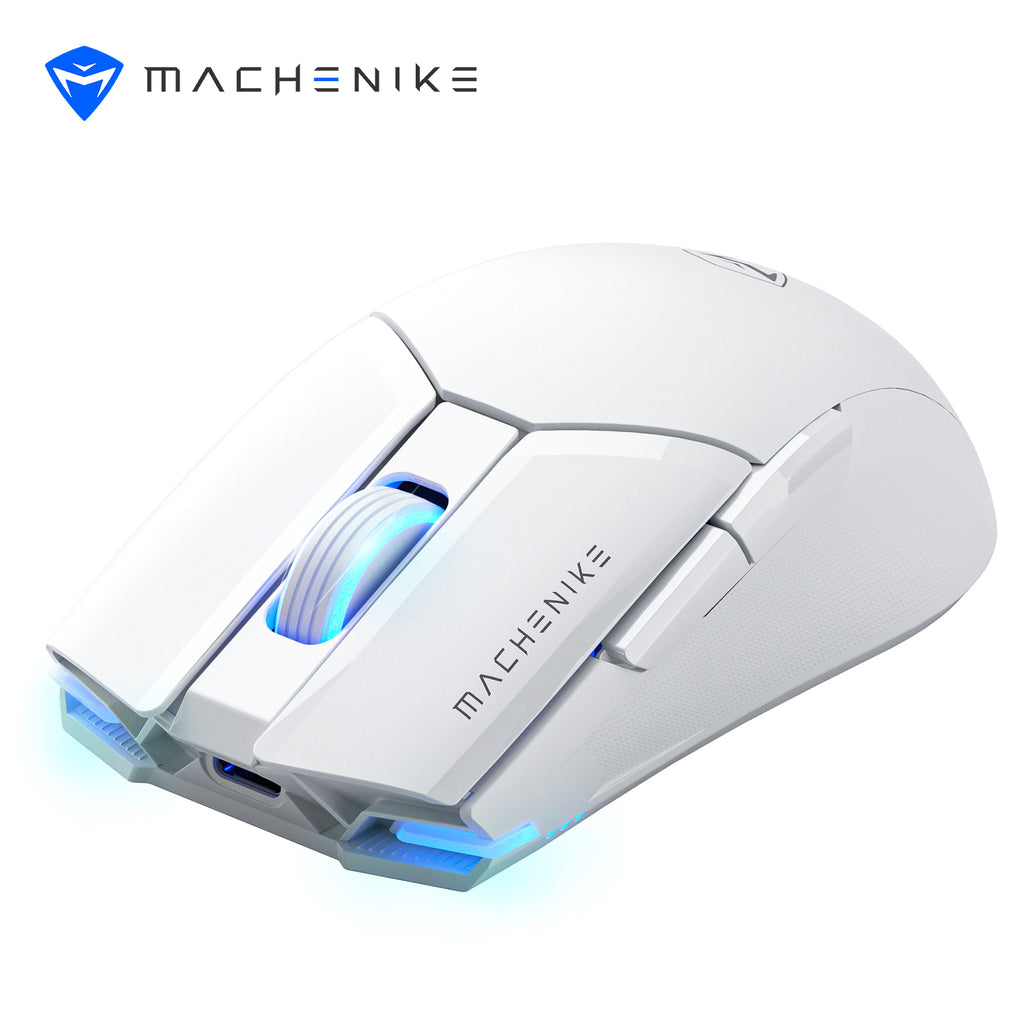 Machenike M7 Pro 3395 Souris bi-mode - Blanc