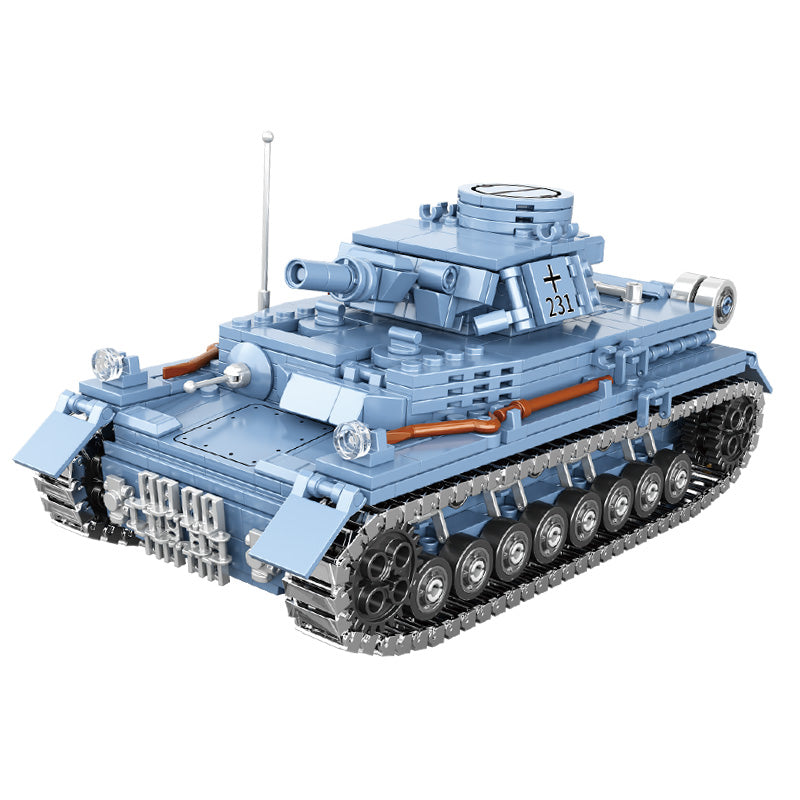 CAYI Type 4 Tankette 869 Pièces Ensemble de Blocs de Construction pour Bricoleurs