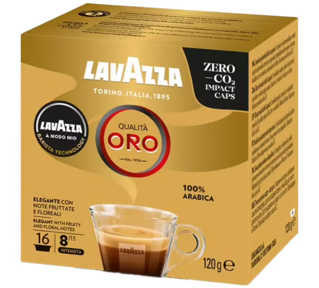 LAVAZZA Capsules Compatibles A Modo Mio Qualità Oro 16 capsules