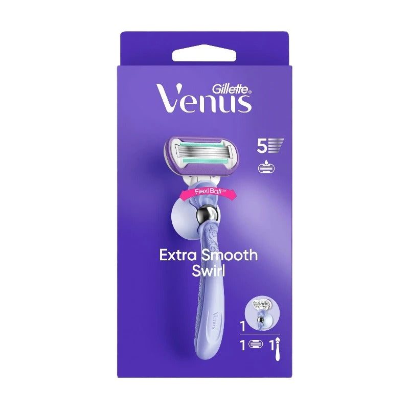 Gillette Venus Swirl - Rasoir Extra Smooth + 1 Recharge - 1 Unité