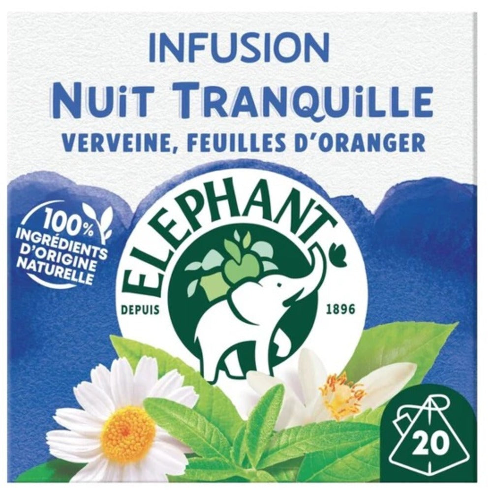 ELEPHANT Infusion nuit tranquille 20 sachets - 30 g