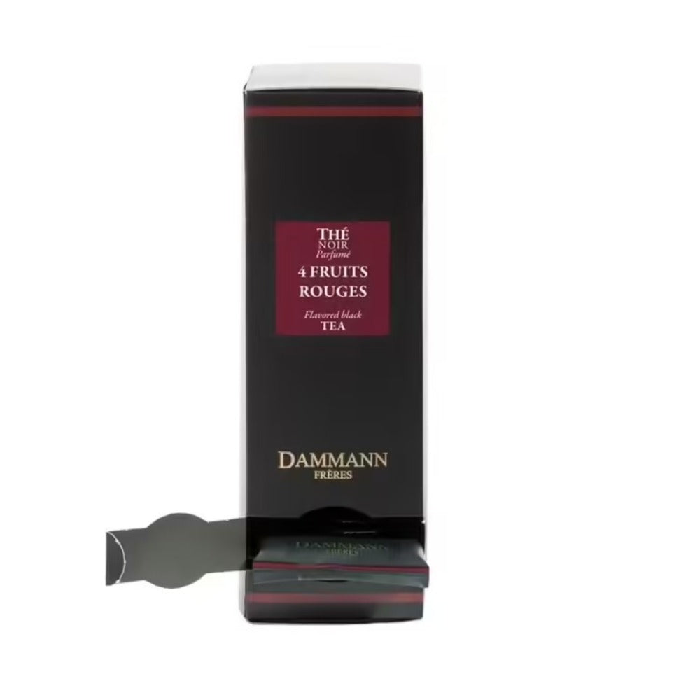 Dammann Frères Thé noir aromatisé aux fruits rouges, 24 sachets, 48 g