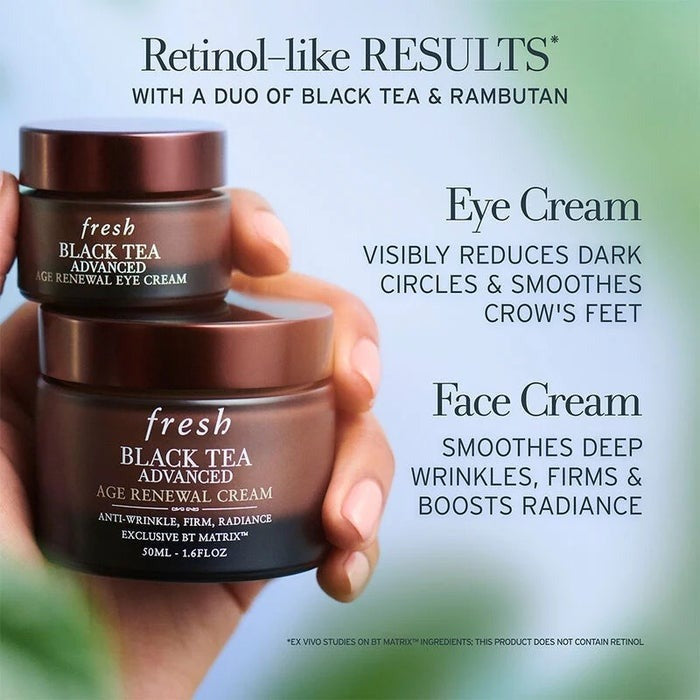 FRESH Crème Contour des Yeux Anti-Âge au Thé Noir 15 ml