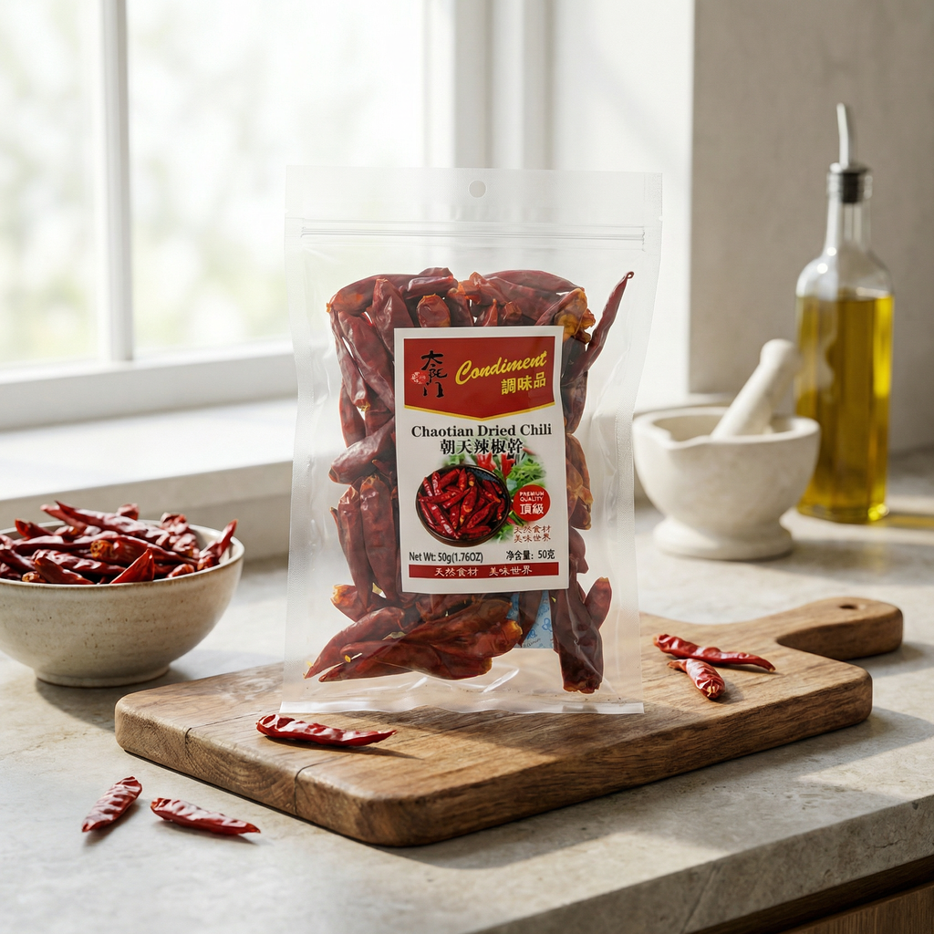 Taiyangmen Piments Chao Tian séchés - 50 g