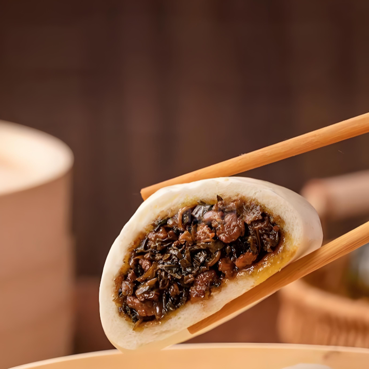 FRESHASIA Petit pain chinois fourré au chou mariné 480 g