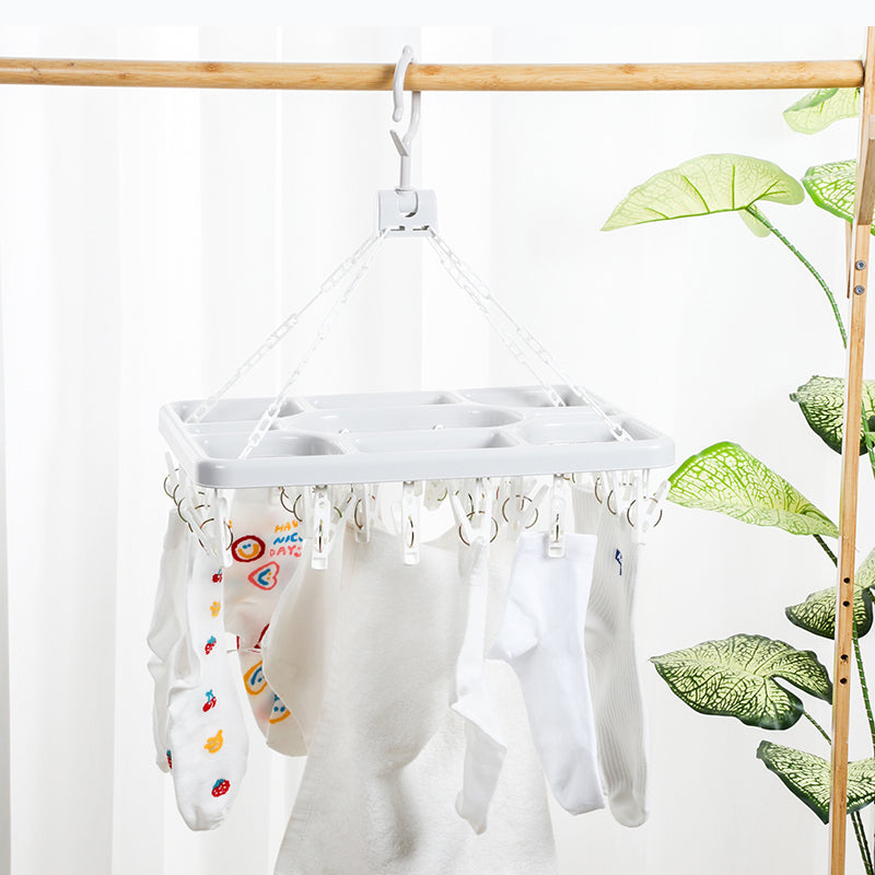 Pinces à Linge Carrées JORDAN&JUDY pour Séchoir à Vêtements (Lot de 30)