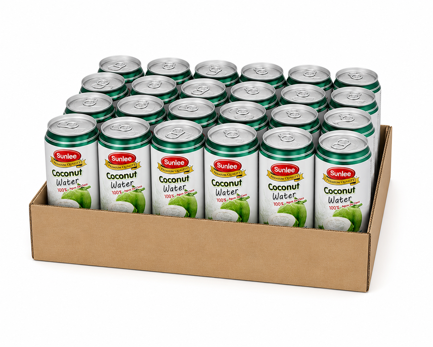 Sunlee Eau de coco 100 % 310 ml x 24