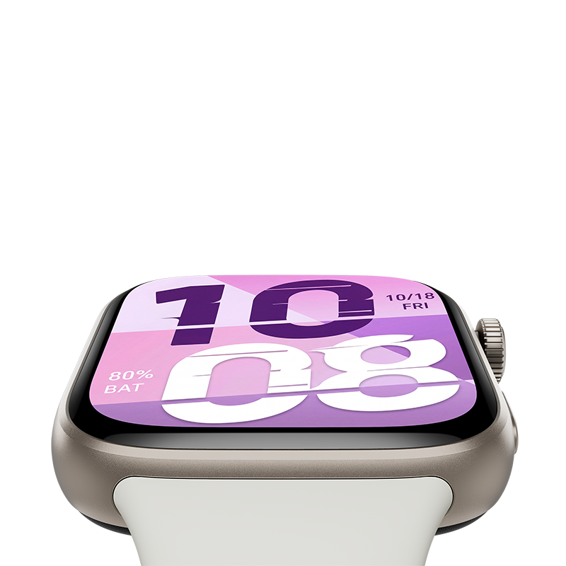 HONOR Watch X5i, 8 Mo + 128 Mo, Blanc, Autonomie de 21 jours, Sondage de santé, Bandeau en silicone