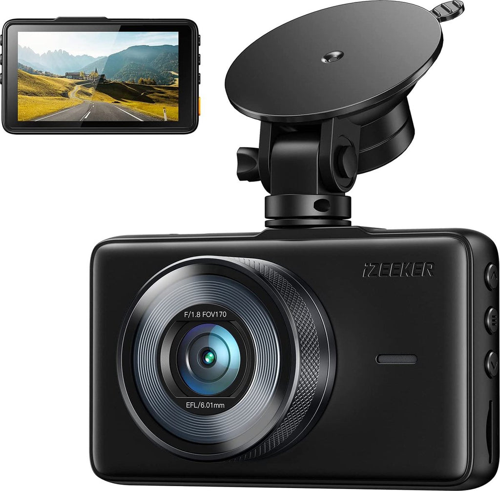 Caméra Dash iZEEKER GD100 Full HD 1080P avec Écran LCD 3 Pouces